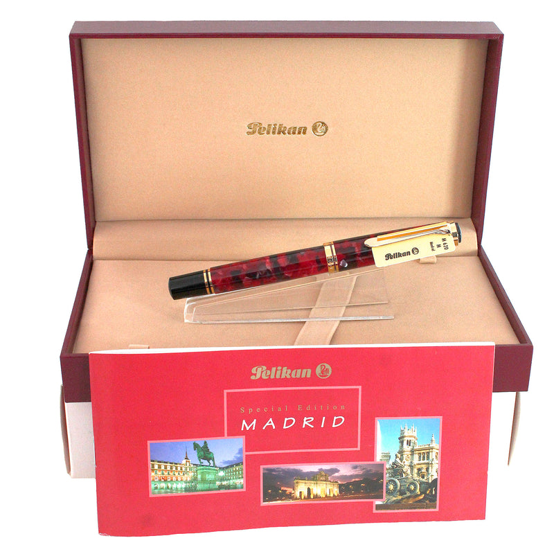 2002 PELIKAN M620 SPECIAL EDITION CITY SERIES MADRID FOUNTAIN PEN NEVER INKED (Copy) OFFERED BY ANTIQUE DIGGER