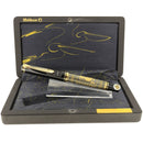 2002 PELIKAN (OLD STYLE) M900 VERMEIL TOLEDO 18C/750 MED NIB FOUNTAIN PEN NEVER INKED OFFERED BY ANTIQUE DIGGER
