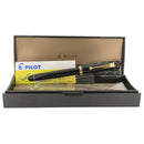 2010 PILOT CUSTOM 74 BLACK 14K MUSIC STUB NIB FOUNTAIN PEN NEW IN BOX OFFERED BY ANTIQUE DIGGER