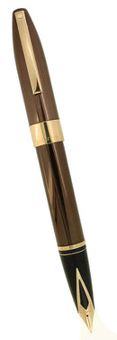 C2002 SHEAFFER LEGACY 2 COPPER & GOLD TRIM 18K FINE NIB FOUNTAIN PEN NEVER INKED OFFERED BY ANTIQUE DIGGER