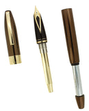 C2002 SHEAFFER LEGACY 2 COPPER & GOLD TRIM 18K FINE NIB FOUNTAIN PEN NEVER INKED OFFERED BY ANTIQUE DIGGER