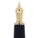 2002 SAILOR 1911 BESPOKE COLLECTION BLACK RIBBED 21K H-M NIB FOUNTAIN PEN NEVER INKED OFFERED BY ANTIQUE DIGGER