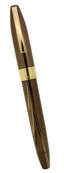 CIRCA 2002 SHEAFFER LEGACY 2 COPPER W/GOLD TRIM 18K FINE NIB FOUNTAIN PEN OFFERED BY ANTIQUE DIGGER