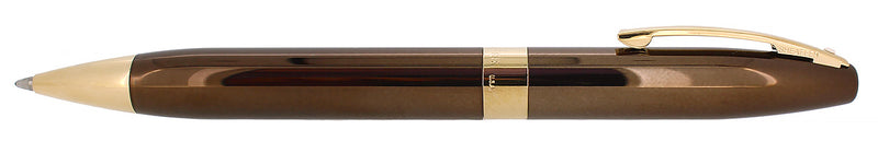 C2002 SHEAFFER LEGACY 2 POLISHED COPPER & GOLD TRIM BALLPOINT PEN NEVER USED OFFERED BY ANTIQUE DIGGER