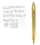 CIRCA 2002 SHEAFFER LEGACY 2 BRUSHED GOLD PLATE BALLPOINT PEN OFFERED BY ANTIQUE DIGGER