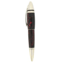 2004 UNDERWOOD (LONDON) PICCADILLY EBONITE MARBLED BURGUNDY FOUNTAIN PEN NEVER INKED OFFERED BY ANTIQUE DIGGER