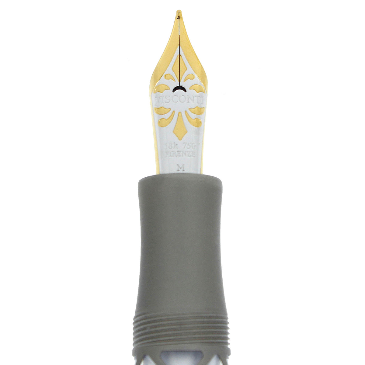 2002 VISCONTI LIMITED EDITION 248/888 TITANIUM SKELETON FOUNTAIN PEN N