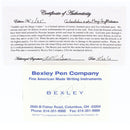 2003 BEXLEY ALADDIN AND THE MAGIC CARPET LIMITED EDITION 1/125 10KT GOLD CLIP FOUNTAIN PEN NEVER INKED OFFERED BY ANTIQUE DIGGER