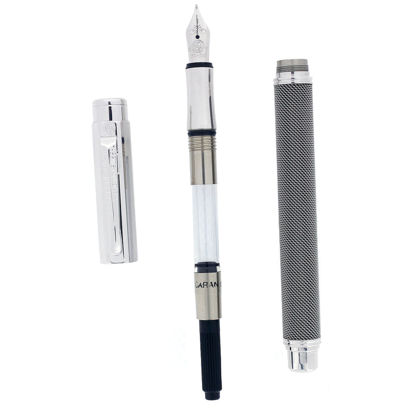 2003 CARAN D'ACHE VARIUS IVANHOE CHAINMAIL DESIGN FOUNTAIN PEN NEVER INKED OFFERED BY ANTIQUE DIGGER