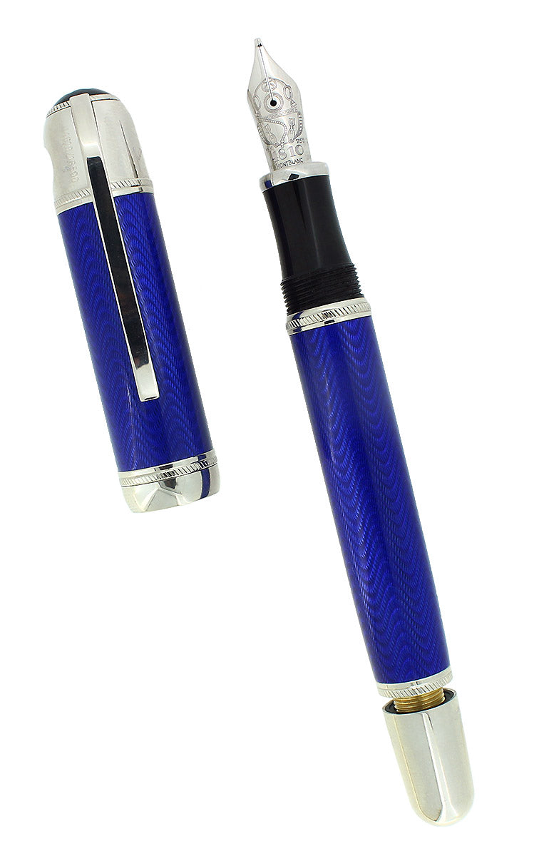 2003 MONTBLANC JULES VERNE WRITERS LIMITED EDITION 18K BROAD NIB FOUNTAIN PEN OFFERED BY ANTIQUE DIGGER