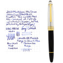 2003 MONTBLANC LEGRAND SOLITAIRE 146 DOUE STERLING 18K NIB FOUNTAIN PEN MINT OFFERED BY ANTIQUE DIGGER