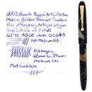 2003 NAMIKI NIPPON ART MAKI-E GOLDEN PHEASANT 14K MED NIB FOUNTAIN PEN OFFERED BY ANTIQUE DIGGER
