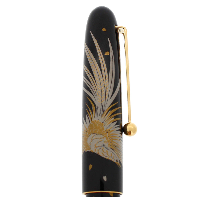2003 NAMIKI NIPPON ART MAKI-E GOLDEN PHEASANT 14K MED NIB FOUNTAIN PEN OFFERED BY ANTIQUE DIGGER