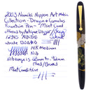 2003 NAMIKI NIPPON ART MAKI-E DRAGON AND CUMULUS 14K MED NIB FOUNTAIN PEN OFFERED BY ANTIQUE DIGGER