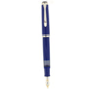 2003 PELIKAN M605 SOUVERAN DARK BLUE 14K MEDIUM NIB FOUNTAIN PEN NEAR MINT/MINT OFFERED BY ANTIQUE DIGGER