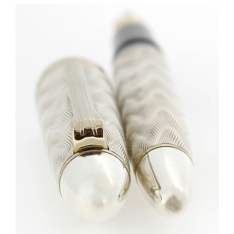 2003 SAILOR CLASSIC PENS CP7 PACIFIC LIMITED EDITION STERLING FOUNTAIN PEN NEVER INKED OFFERED BY ANTIQUE DIGGER