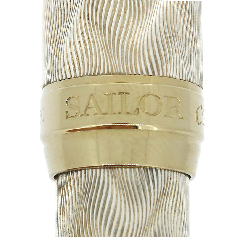 2003 SAILOR CLASSIC PENS CP7 PACIFIC LIMITED EDITION STERLING FOUNTAIN PEN NEVER INKED OFFERED BY ANTIQUE DIGGER