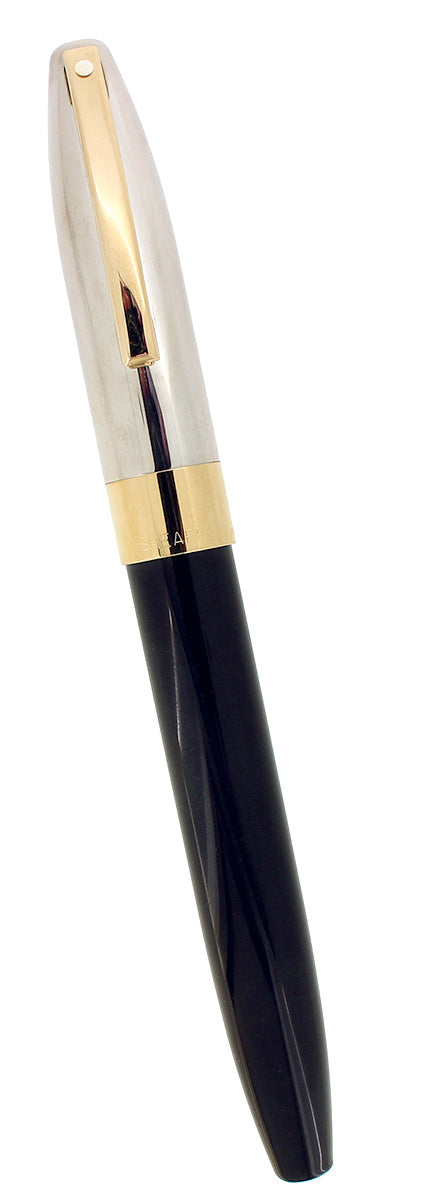 C2003 SHEAFFER LEGACY HERITAGE BLACK LAQUE/PALLADIUM FOUNTAIN PEN NEVER INKED OFFERED BY ANTIQUE DIGGER
