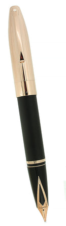 C2003 SHEAFFER LEGACY 2 SPECIAL EDITION JIM GASTON MATTE BLACK 18K STUB NIB FOUNTAIN PEN MINT OFFERED BY ANTIQUE DIGGER