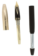 C2003 SHEAFFER LEGACY 2 SPECIAL EDITION JIM GASTON MATTE BLACK 18K STUB NIB FOUNTAIN PEN MINT OFFERED BY ANTIQUE DIGGER