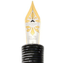 RARE 2003 VISCONTI PROTOTYPE WALL STREET SILVER LAMINATED 18K FINE NIB FOUNTAIN PEN NEVER INKED OFFERED BY ANTIQUE DIGGER