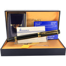 2003 WATERMAN IDEAL LE MAN 100 FOUNTAIN PEN 18K MED GLOBE NIB MINT IN BOX OFFERED BY ANTIQUE DIGGER
