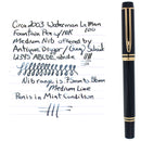 2003 WATERMAN IDEAL LEMAN 100 FOUNTAIN PEN 18K MED GLOBE NIB MINT IN BOX OFFERED BY ANTIQUE DIGGER