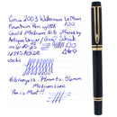 2003 WATERMAN IDEAL LEMAN 100 FOUNTAIN PEN 18K MED GLOBE NIB MINT IN BOX OFFERED BY ANTIQUE DIGGER