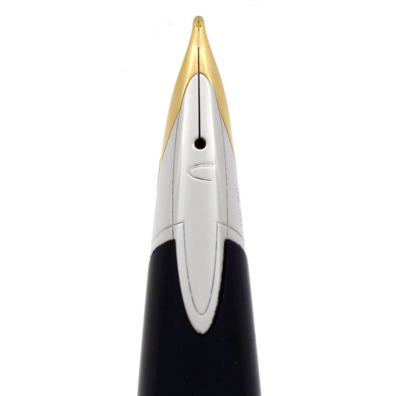 2004 CROSS VERVE RADIAL CHROME 18K BROAD NIB FOUNTAIN PEN NEW IN BOX OFFERED BY ANTIQUE DIGGER