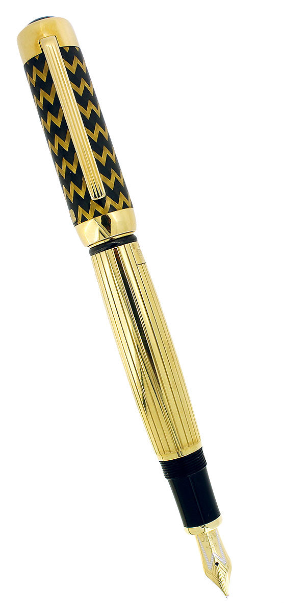 NEVER INKED 2004 MONTBLANC 888 PATRON OF THE ARTS JP MORGAN 18K GOLD LIMITED EDITION FOUNTAIN PEN OFFERED BY ANTIQUE DIGGER
