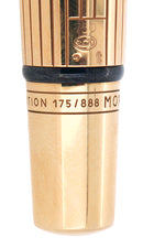 NEVER INKED 2004 MONTBLANC 888 PATRON OF THE ARTS JP MORGAN 18K GOLD LIMITED EDITION FOUNTAIN PEN OFFERED BY ANTIQUE DIGGER