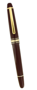 2004 MONTBLANC MEISTERSTUCK N°145 BORDEAUX GOLD TRIM MEDIUM NIB FOUNTAIN PEN OFFERED BY ANTIQUE DIGGER