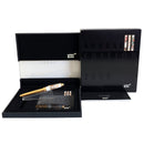 2004 MONTBLANC ANNUAL EDITION CLASSICAL MYTHS EUROPA AND THE BULL MEISSEN PORCELAIN CAP LIMITED EDITION FOUNTAIN PEN NEVER INKED OFFERED BY ANTIQUE DIGGER