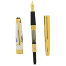 2004 MONTBLANC ANNUAL EDITION CLASSICAL MYTHS EUROPA AND THE BULL MEISSEN PORCELAIN CAP LIMITED EDITION FOUNTAIN PEN NEVER INKED OFFERED BY ANTIQUE DIGGER