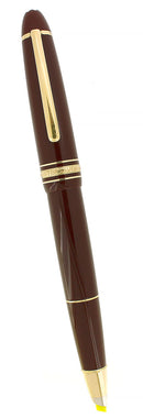 C1995 MONTBLANC MEISTERSTUCK LEGRAND N° 166 BORDEAUX DOCUMENT HIGHLIGHTER MARKER OFFERED BY ANTIQUE DIGGER