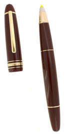 C1995 MONTBLANC MEISTERSTUCK LEGRAND N° 166 BORDEAUX DOCUMENT HIGHLIGHTER MARKER OFFERED BY ANTIQUE DIGGER