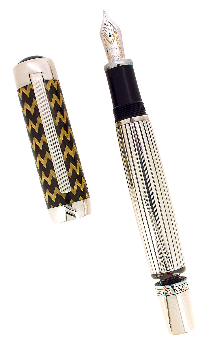 2004 MONTBLANC PATRON OF THE ARTS JP MORGAN 4810 LIMITED EDITION FOUNTAIN PEN NEVER INKED OFFERED BY ANTIQUE DIGGER