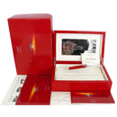 2004 MONTEGRAPPA FOR FERRARI LIMITED EDITION 3/1350 RED & STERLING FOUNTAIN PEN NEVER INKED OFFERED BY ANTIQUE DIGGER