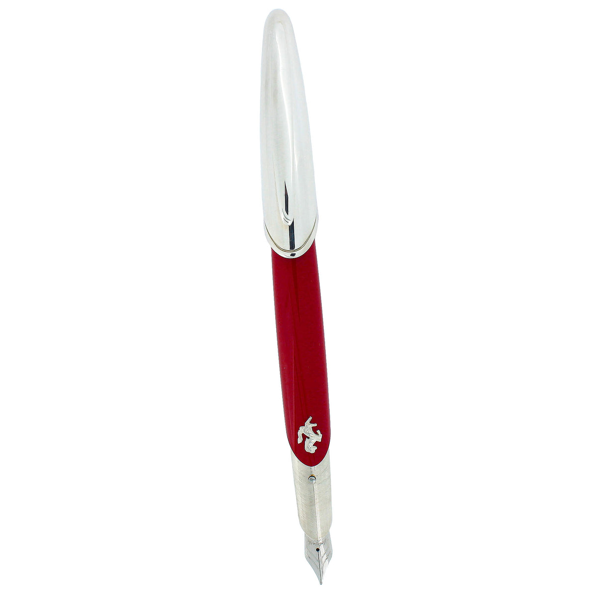2004 MONTEGRAPPA FOR FERRARI LIMITED EDITION 3/1350 RED & STERLING FOU