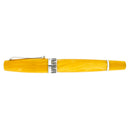 2004 MONTEGRAPPA MIYA YELLOW CELLULOID & STERLING FOUNTAIN PEN NEVER INKED OFFERED BY ANTIQUE DIGGER