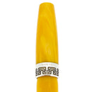2004 MONTEGRAPPA MIYA YELLOW CELLULOID & STERLING FOUNTAIN PEN NEVER INKED OFFERED BY ANTIQUE DIGGER