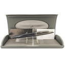 2004 PARKER 100 COBALT BLACK W/PALLADIUM TRIM 18K NIB FOUNTAIN PEN NEVER INKED OFFERED BY ANTIQUE DIGGER