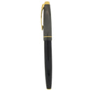 2004 PARKER 100 COBALT BLACK W/GOLD TRIM 18K FINE NIB FOUNTAIN PEN NEVER INKED  OFFERED BY ANTIQUE DIGGER