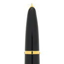 2004 PARKER 100 COBALT BLACK W/GOLD TRIM 18K FINE NIB FOUNTAIN PEN NEVER INKED  OFFERED BY ANTIQUE DIGGER