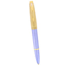 1ST YEAR 2004 PARKER 100 DIAMOND BLUE TRIM W/GOLD TRIM FOUNTAIN PEN MINT OFFERED BY ANTIQUE DIGGER