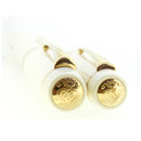 2015 PARKER DUOFOLD CENTENNIAL WHITE IVORINE FOUNTAIN PEN & ROLLERBALL SET