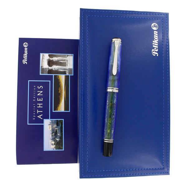 2004 PELIKAN M620 SPECIAL EDITION CITY SERIES ATHENS FOUNTAIN PEN NEVE