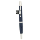 NEVER INKED 2004 PILOT BLUE CARBONESQUE VANISHING POINT 14K MEDIUM NIB FOUNTAIN PEN NEW IN BOX OFFERED BY ANTIQUE DIGGER