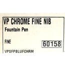NEVER INKED 2004 PILOT CHROME VANISHING POINT 14K FINE NIB FOUNTAIN PEN NEW IN BOX OFFERED BY ANTIQUE DIGGER