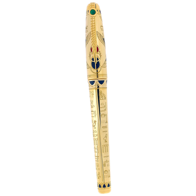 NEVER INKED 2004 ST DUPONT PHARAOH LIMITED EDITION FOUNTAIN PEN MINT BOXED OFFERED BY ANTIQUE DIGGER